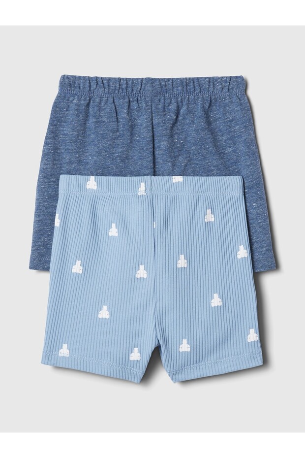 Bebek Mavi First Favorites Pull-On 2'li Şort - 2