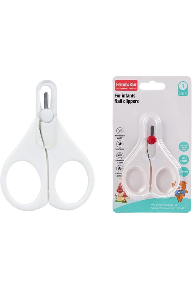 Baby Nail Clippers from - Plastic and Stainless Steel Nail Clippers with Case for Safe and Ea