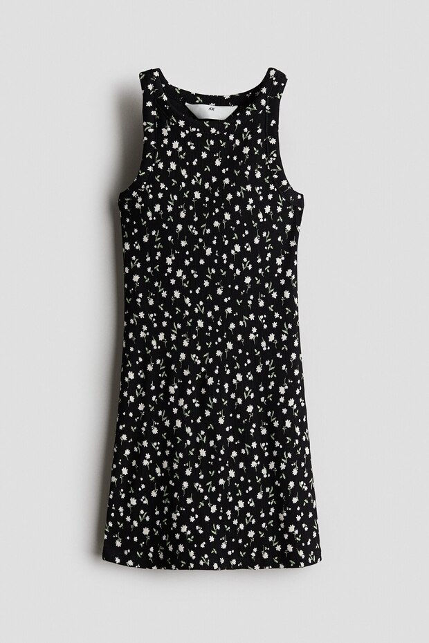 Ribanalı ve Pamuklu Elbise - 1