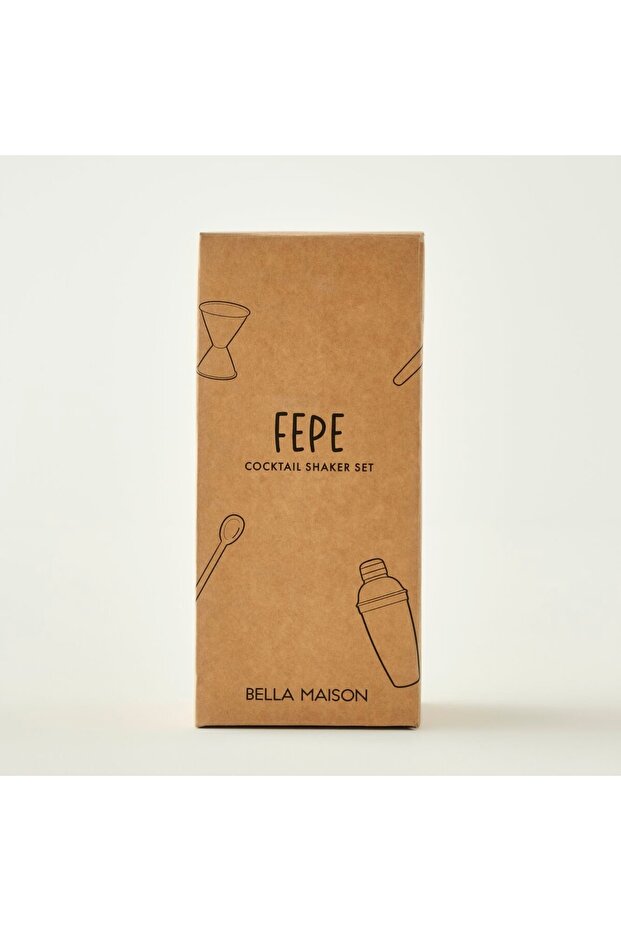 Fepe Kokteyl Shaker Seti Silver - 8