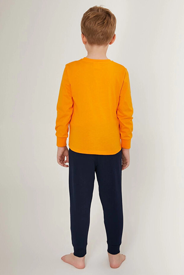 Boy double set - apricot - 5