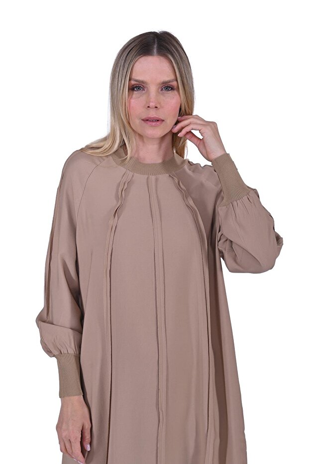 İNVEE 6936 Modal Elbise - 1