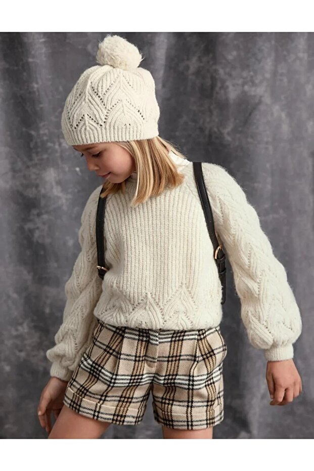 Abel&Lula Girl Plaid Skirt 5718