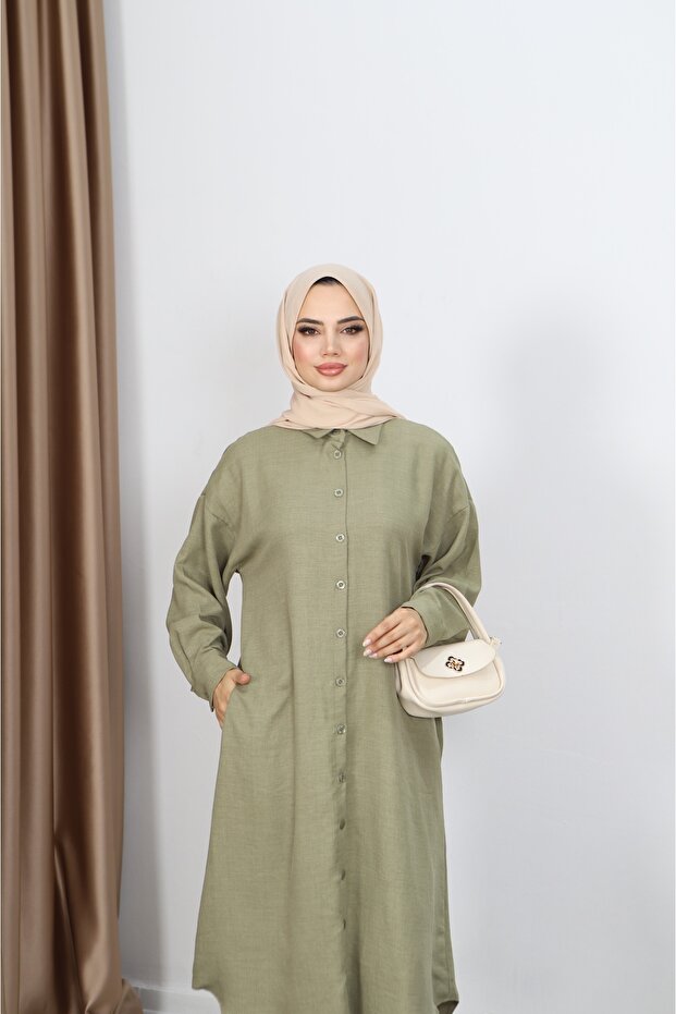 Buttoned Long Tunic - 3