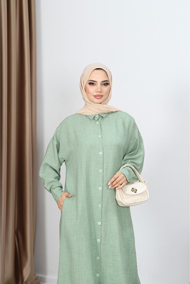 تونيك طويل بأزرار - 4