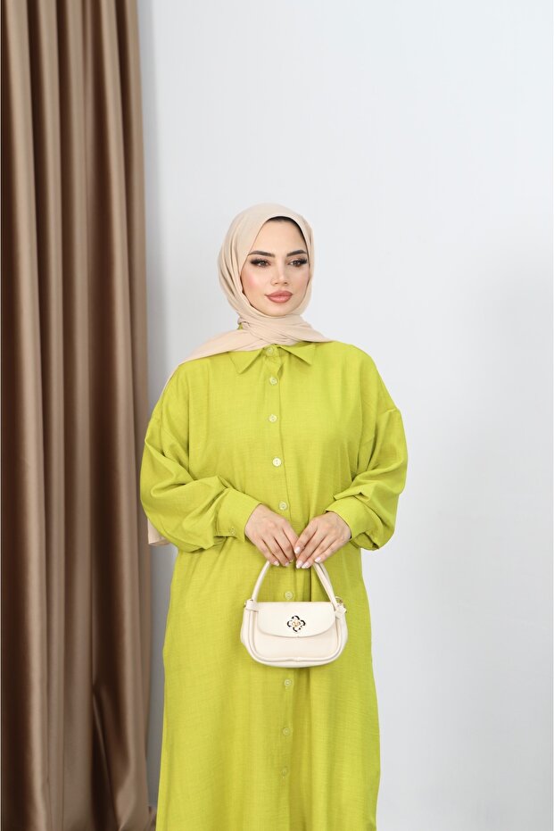 Buttoned Long Tunic - 4