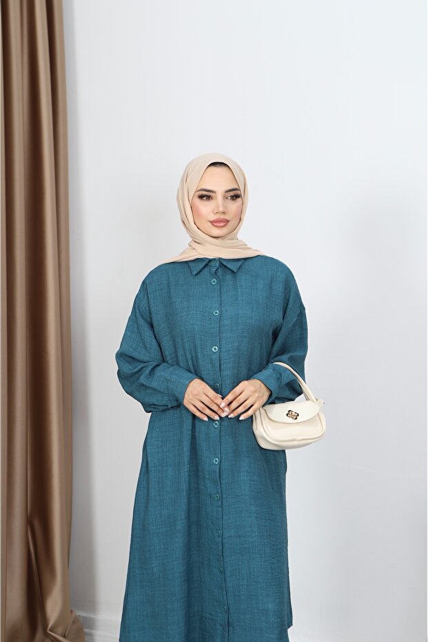 تونيك طويل بأزرار - 3