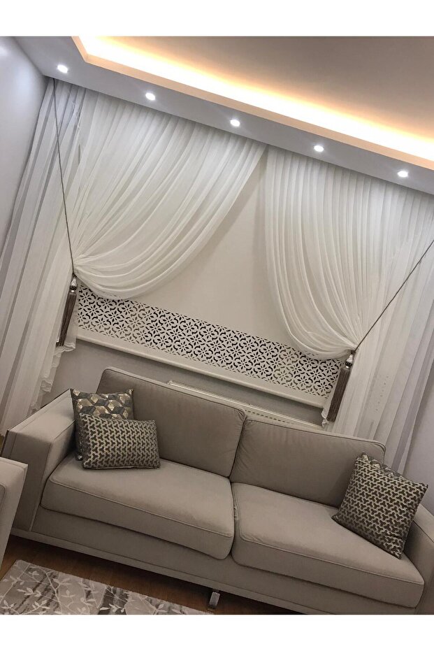 Lazer Kesim Stor Perde - Kalın Mat Model - 2