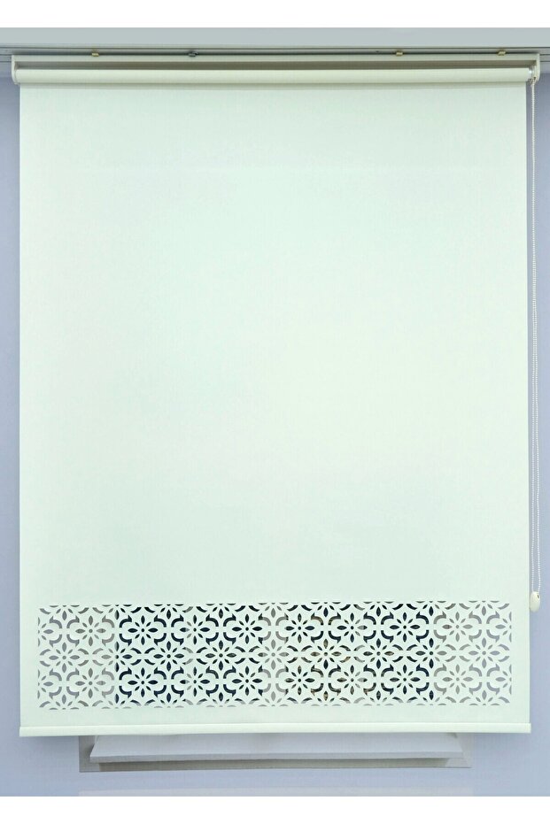 Lazer Stor Perde - Ekru - Kalın Mat Model - 7