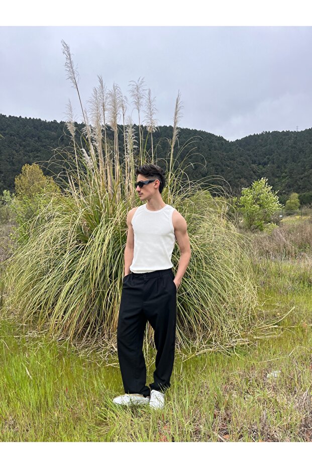 Premium Fitilli Erkek Atlet Tank Top – Basic Total Atlet - 2