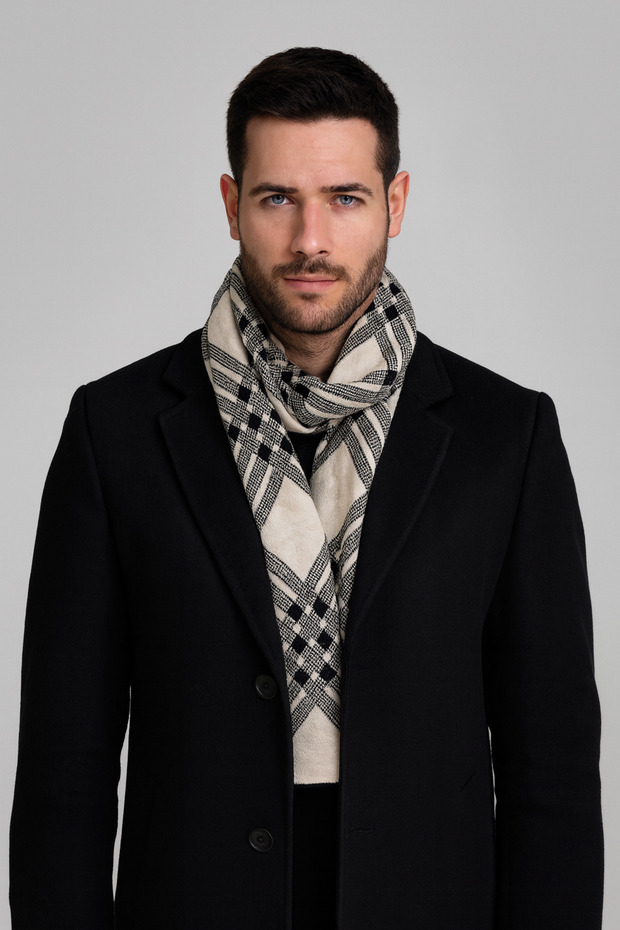 Kareli Triko Atkı - 2