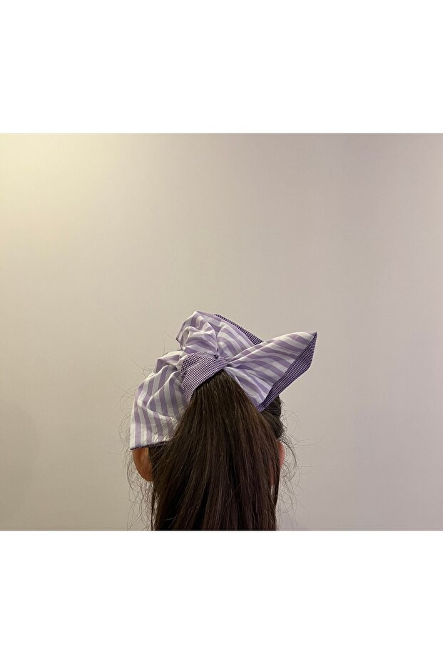 مشبك مطاطي مربع الشكل بنمط مزدوج - 1