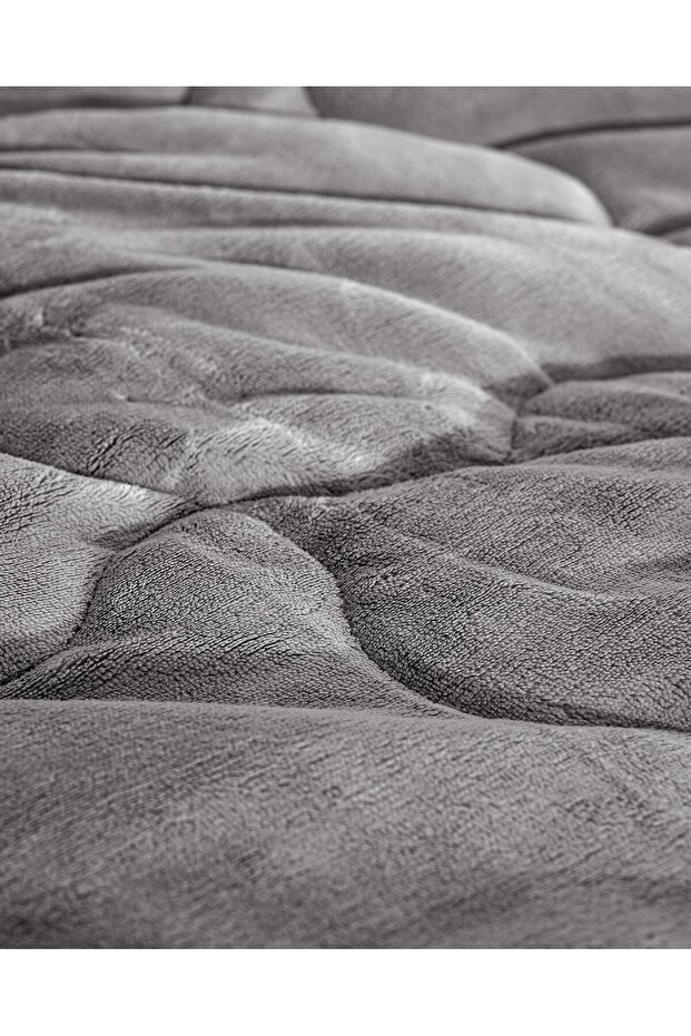 Kaira Doppelbett-Bettdeckenset - Anthrazit - 6