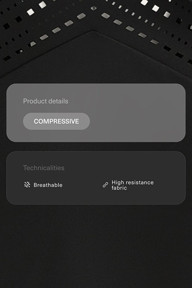 Delikli Compressive kısa tulum - 3