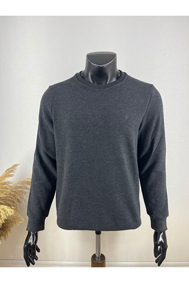 Ercan Long Sleeve Thessaloniki Knitted Crew Neck Cotton Sweater 0309