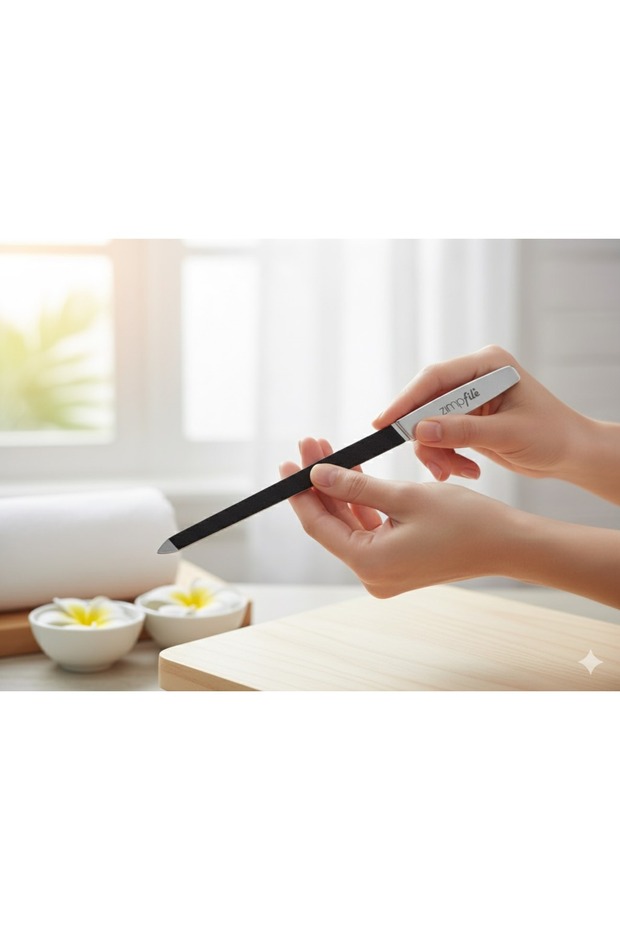 Nail File Set Thin 10 Pieces with Refills