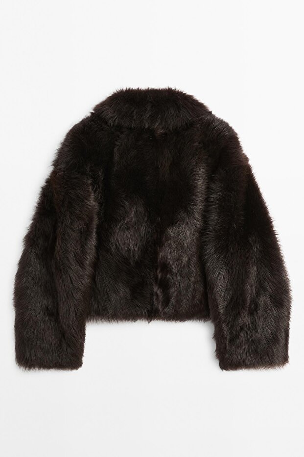 Kısa deri ceket - 8