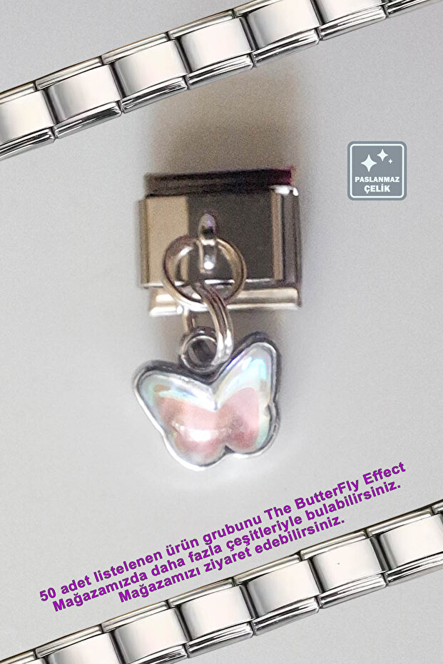 Italian Steel Bracelet - Single Charm