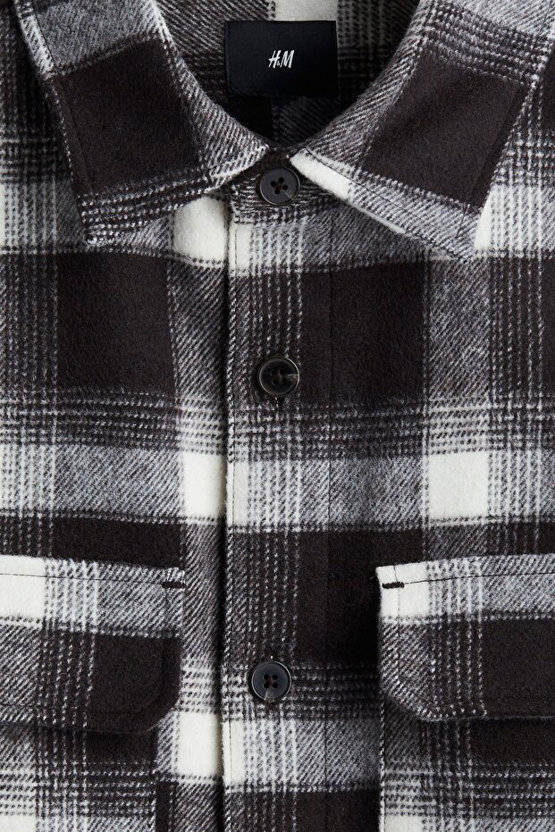 Flanel Overshirt Gömlek Regular Fit - 7