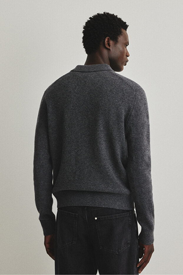 Yün Polo Üst Regular Fit - 4