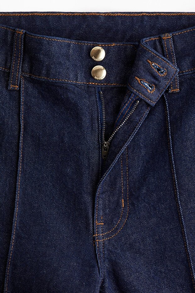 Wide High Ankle Jeans - 6