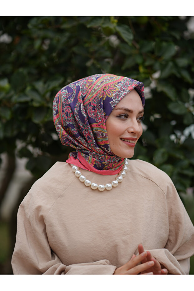 AÇELYA DESEN SOFT EŞARP - 3