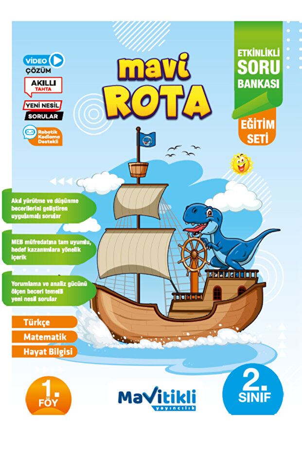 2.SINIF SET MAVİ ROTA YENİ BASKI - 2