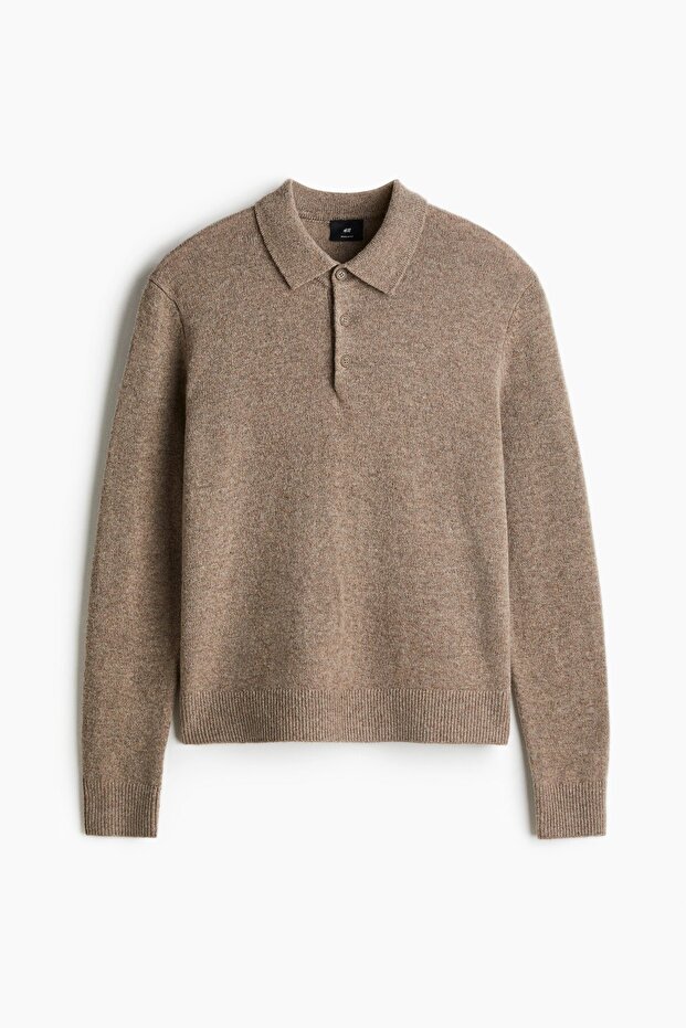 Yün Polo Üst Regular Fit - 3