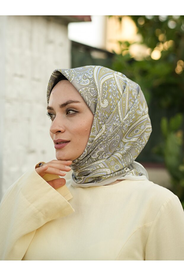 Acelya Pattern Soft Scarf - 3