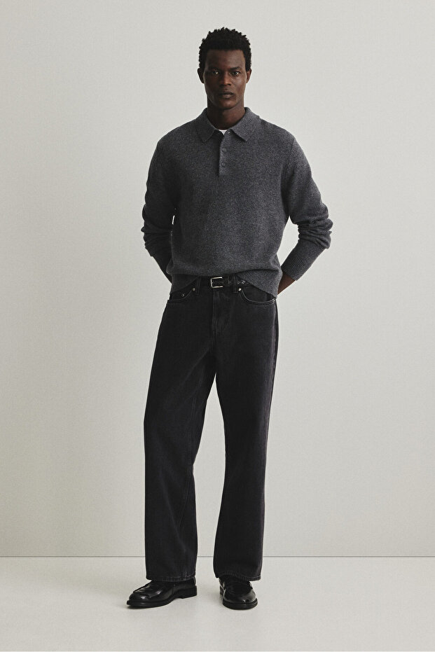 Yün Polo Üst Regular Fit - 1