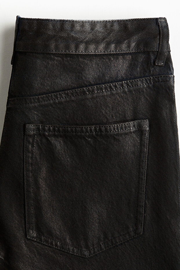 Kaplamalı Kot Pantolon - 7