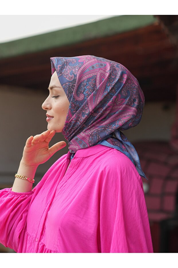 AÇELYA DESEN SOFT EŞARP - 1