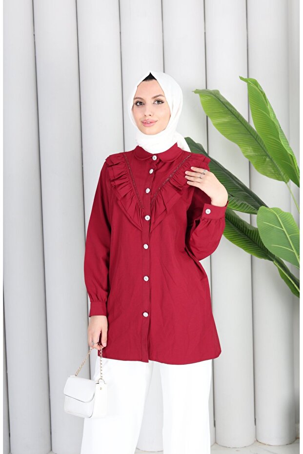 FIRFIR DETAYLI GÖMLEK - 4