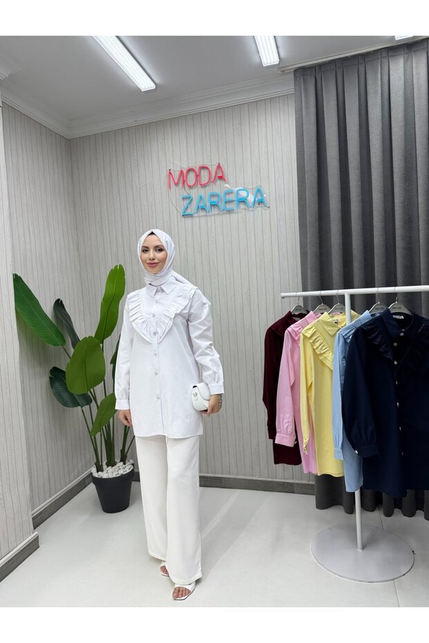 FIRFIR DETAYLI GÖMLEK - 1