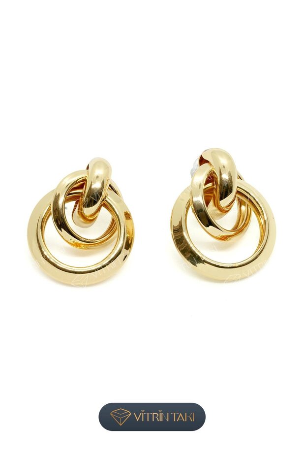 Altın Renk Küpe - 1