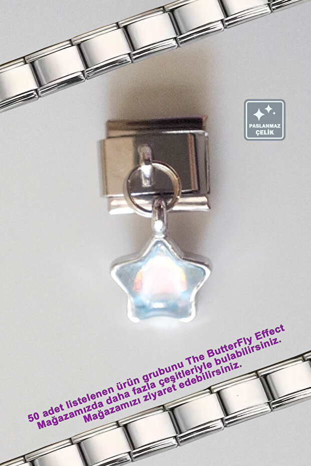 Italian Steel Bracelet - Single Charm