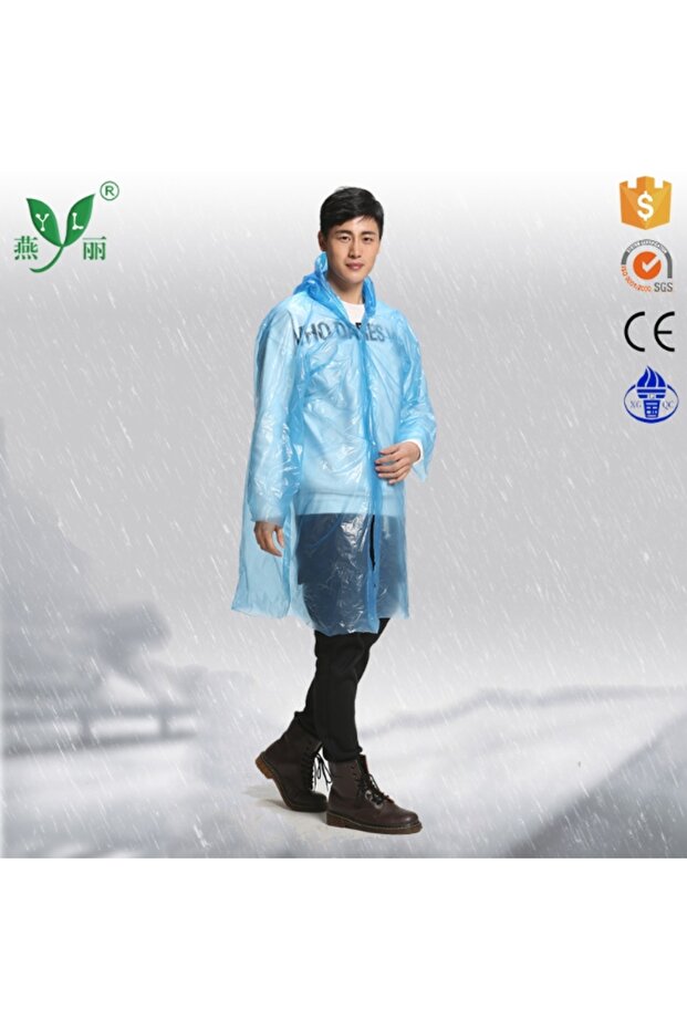Thin Transparent Raincoat - 2