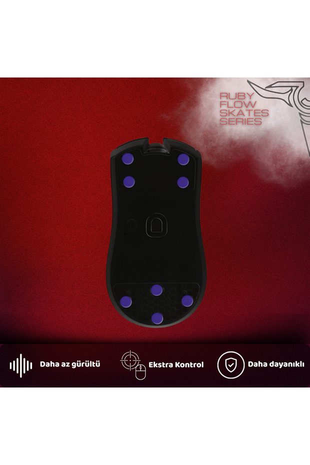 Ruby Flow Dot Mouse Skates - 3