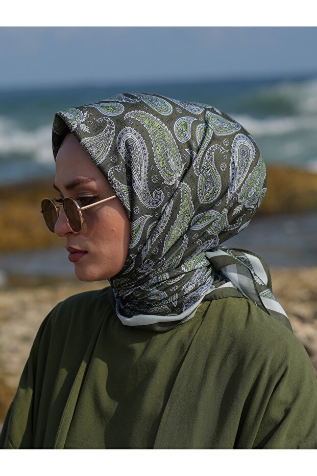 وشاح ناعم بنمط عرقي - 2