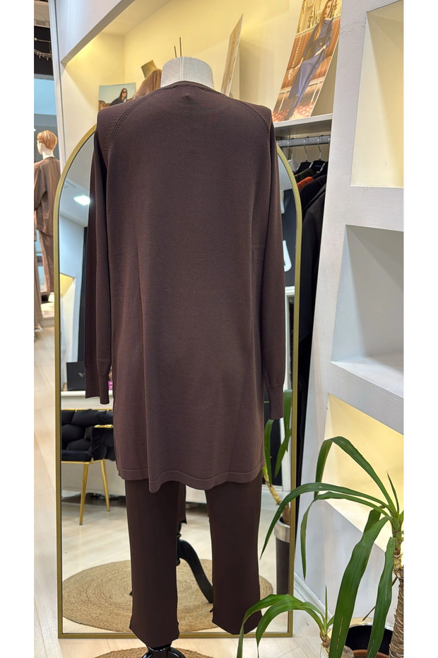 Triko Tunik 907 kahve - 4