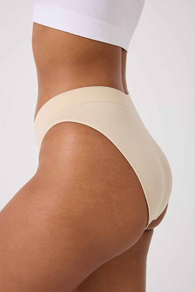 5'li Kadın Dikişsiz Basic Slip Küot - 7