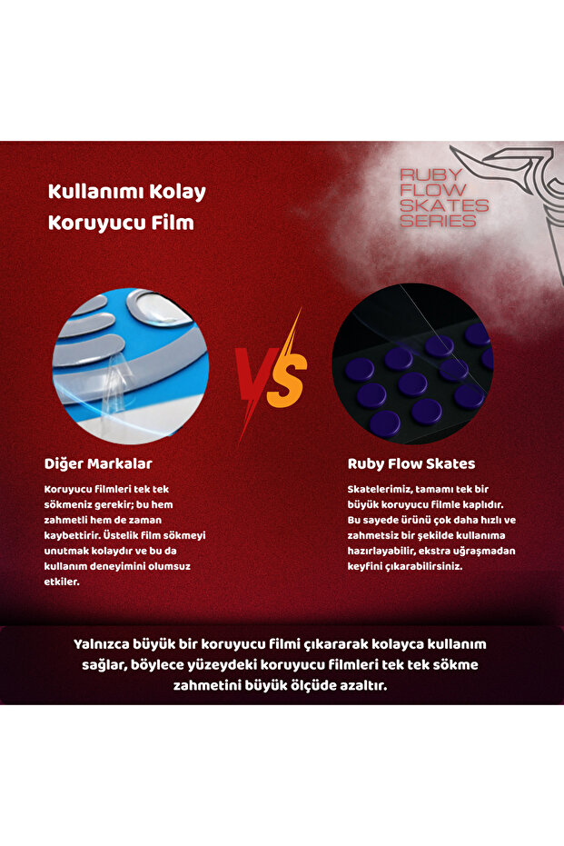 Ruby Flow Dot Mouse Skates - 6