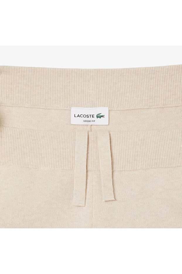 Erkek Loose Fit Bej Eşofman Altı - 7