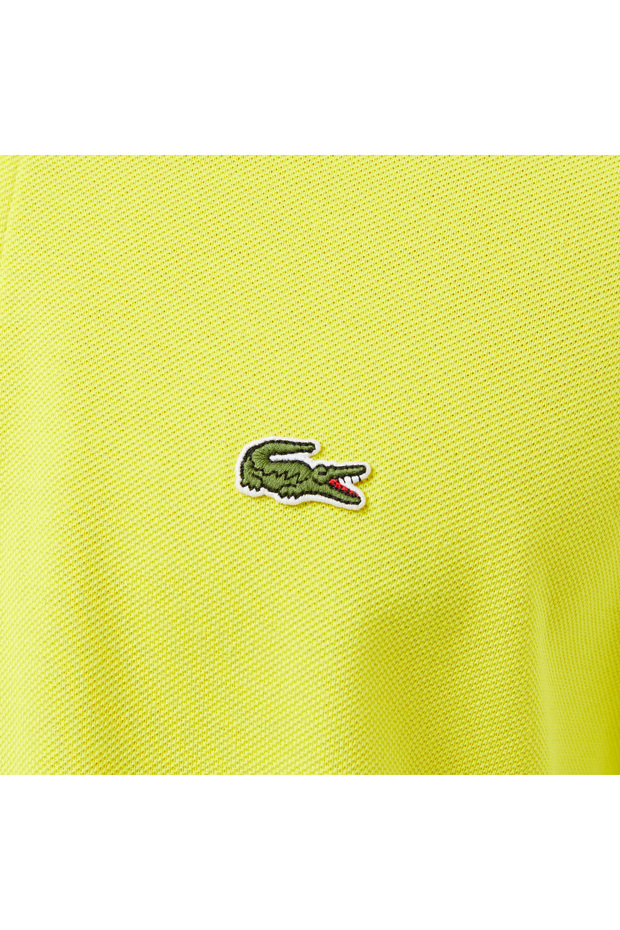 L.12.12 Erkek Classic Fit Sarı Polo - 5