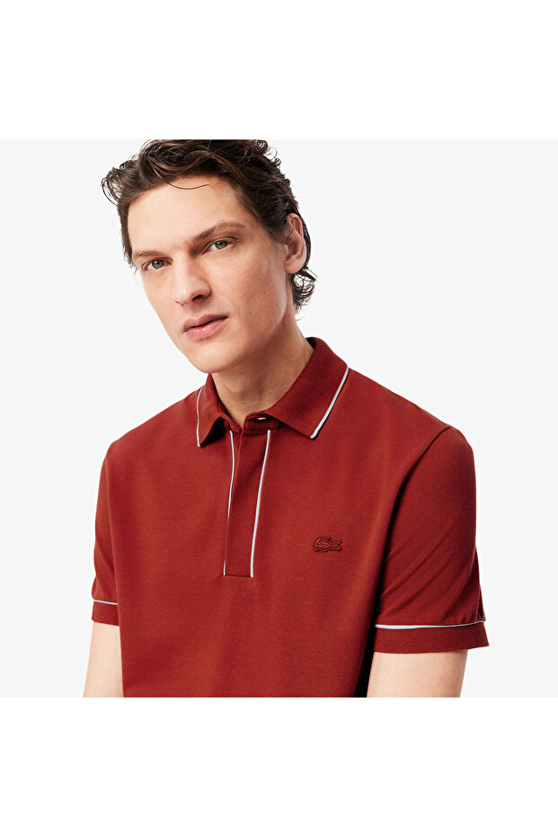 Paris Erkek Regular Fit Organik Pamuk Kahverengi Polo - 2