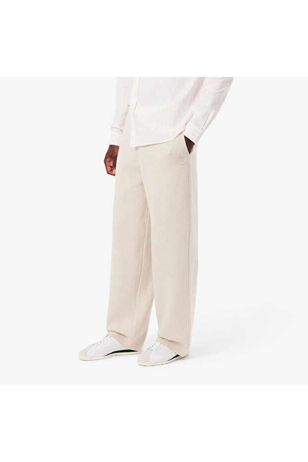 Erkek Loose Fit Bej Eşofman Altı - 2