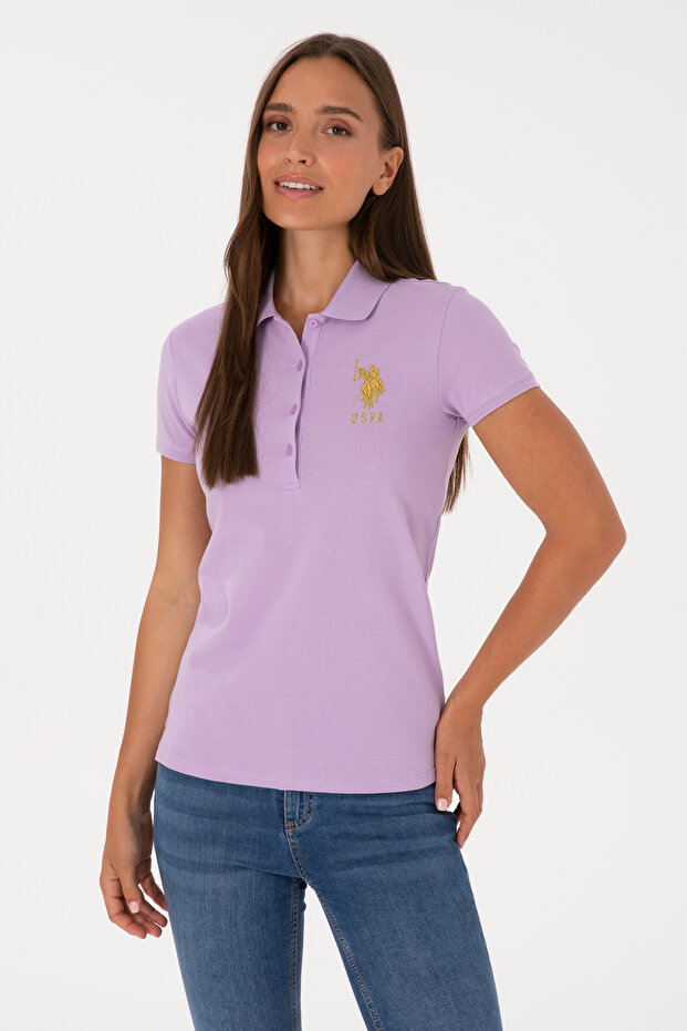 Women's Lilac Basic T-Shirt 50300883-Vr034