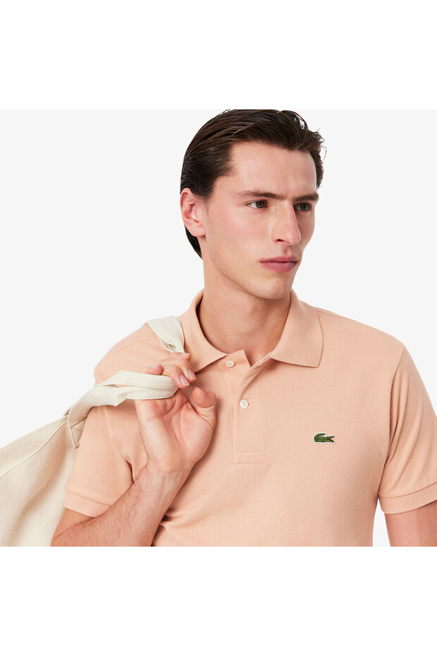 L.12.12 Erkek Classic Fit Bej Polo - 2