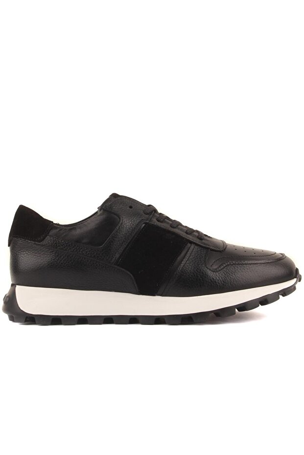 - Black Leather Lace-Up Men's Casual Shoes 101-1022-2224