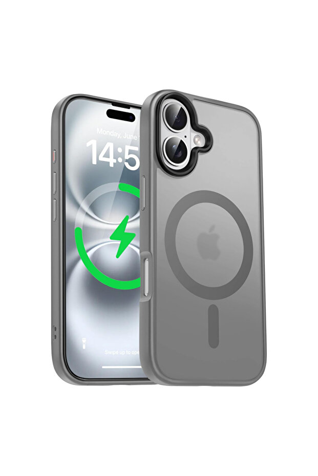 FrostX for iPhone 16 Case, Slim Protective Cover with MagSafe Compatibility, Shockproof ScratchProof